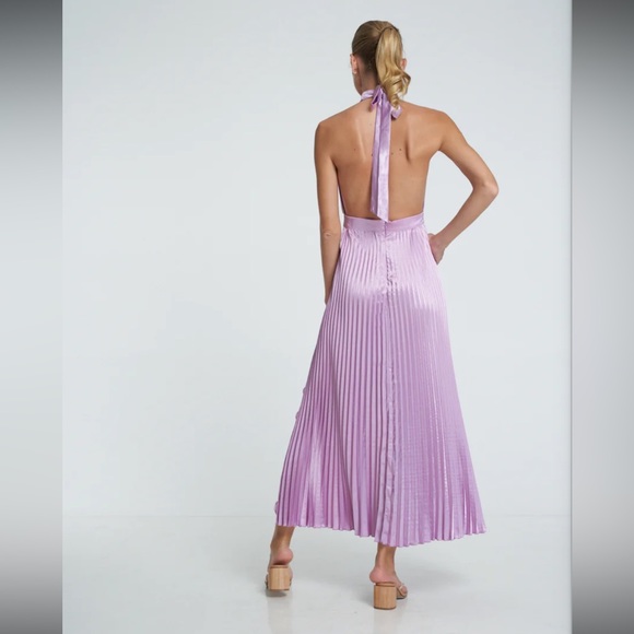 L’idee Renaissance Split Gown Violet 6 *BNWT* - Picture 5 of 6